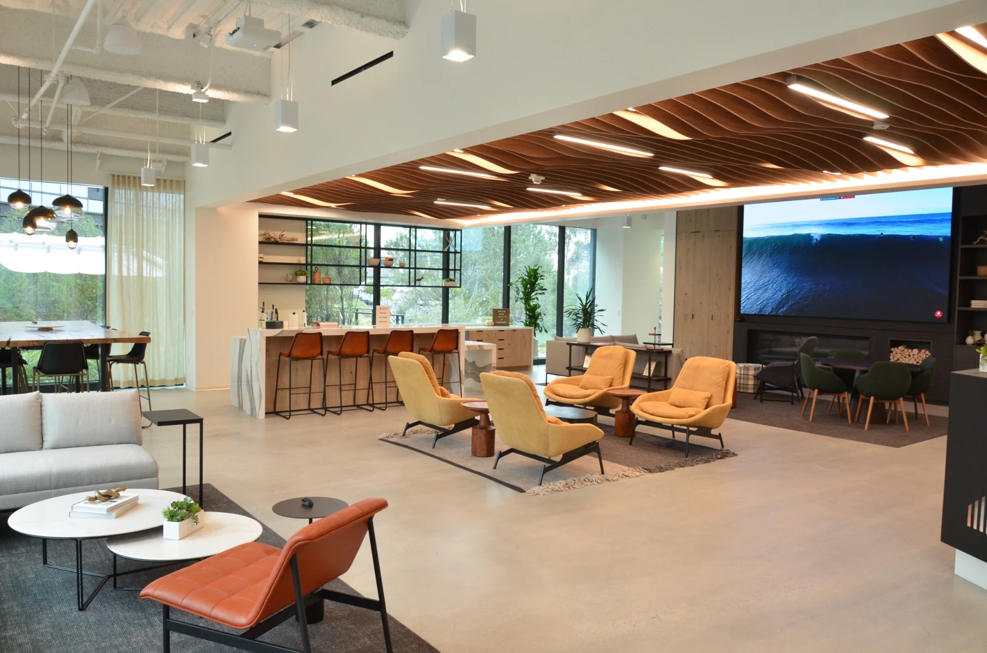 Modern commercial office interior representing tenant office space and workplace environment